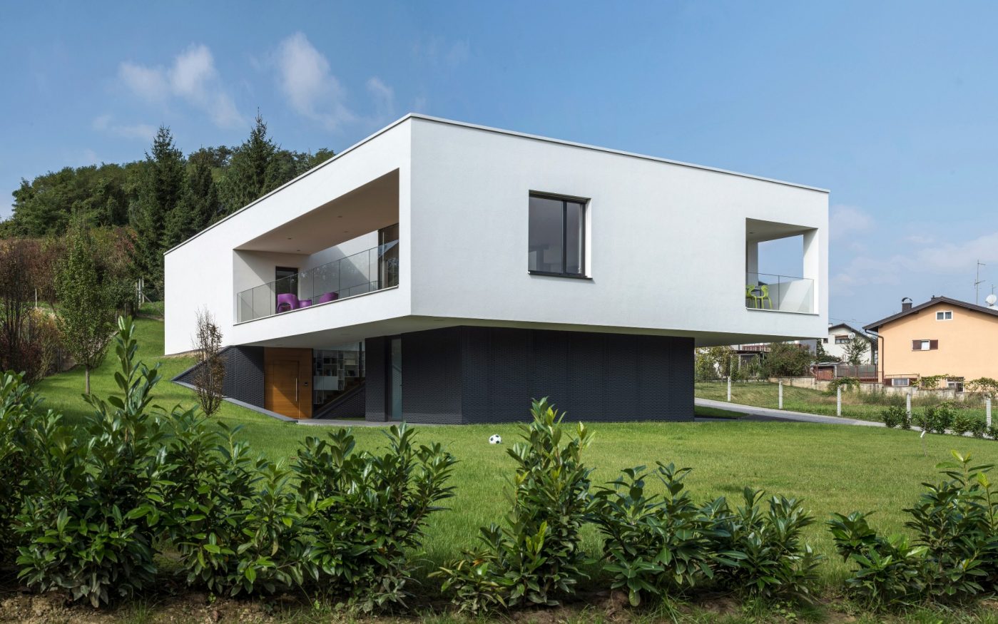 Moderna arhitektura s Porotherm brušenom opekom 