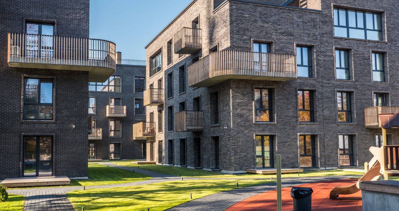 Multi houses, new construction, Cinder Coal WDF/ Agora Grafietzwart WDF