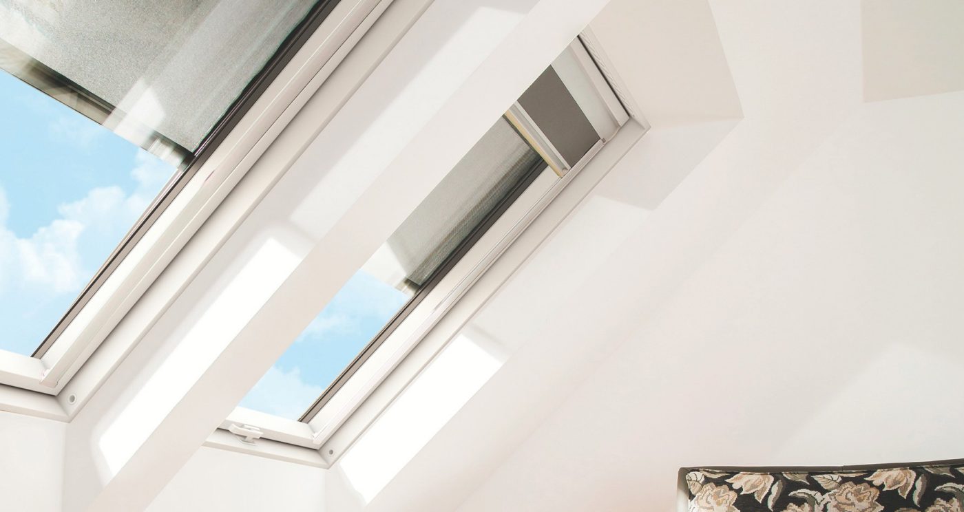 Bijeli PVC krovni prozori