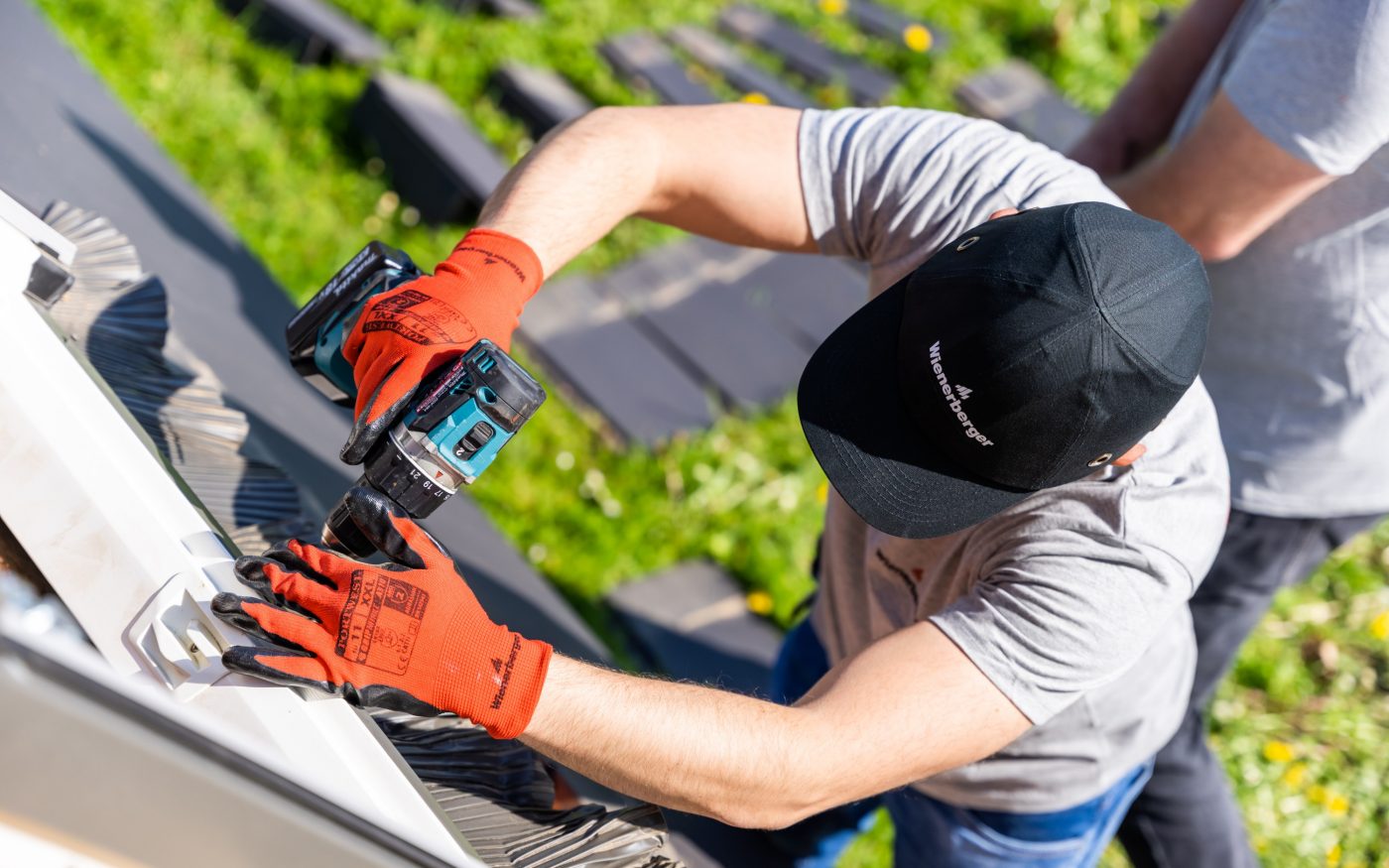 Instalation of roof windows EnergyPro L4 PVC in plant Križevci, Slovenia