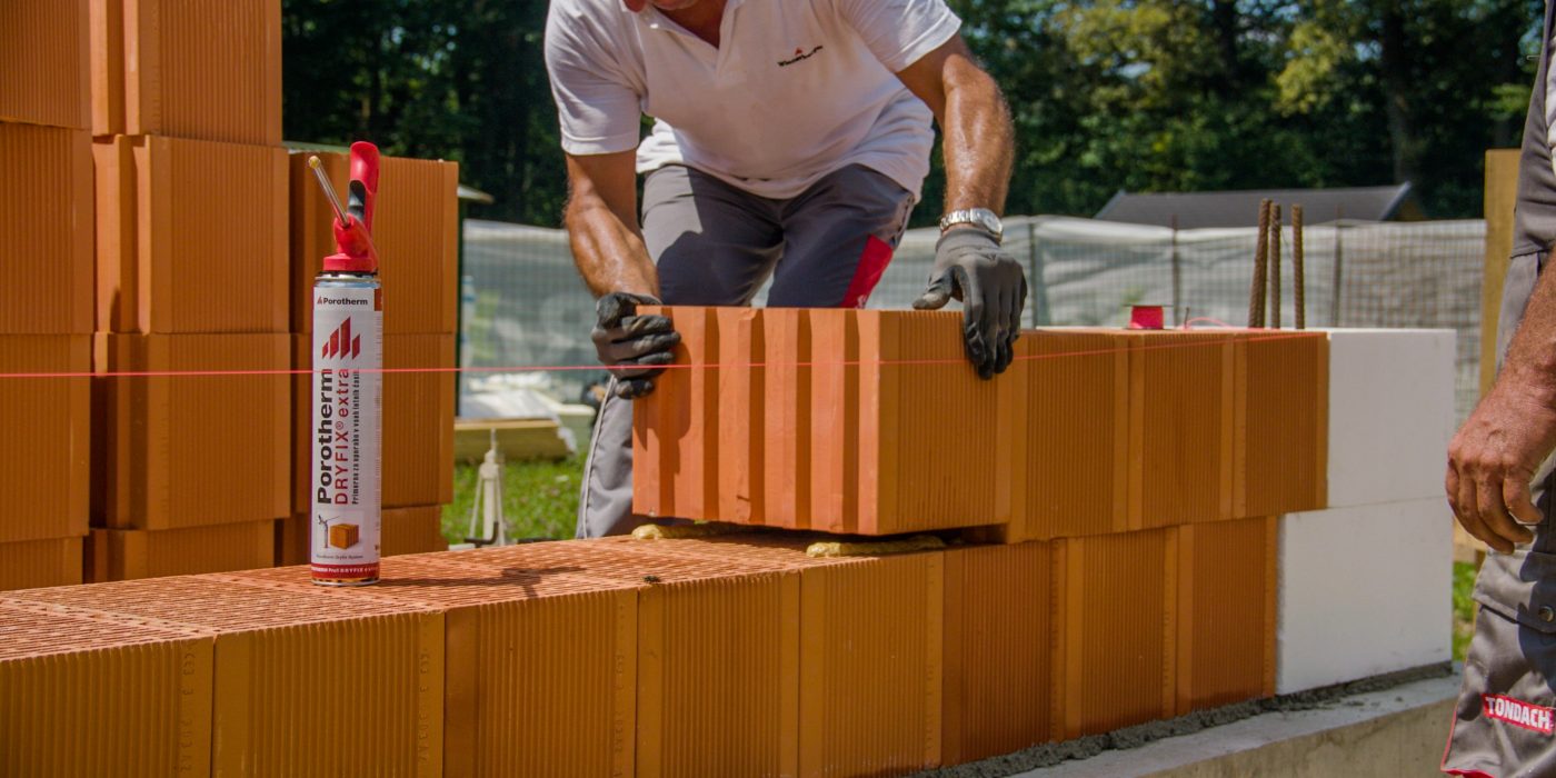 Zidanje Porotherm Profi Dryfix